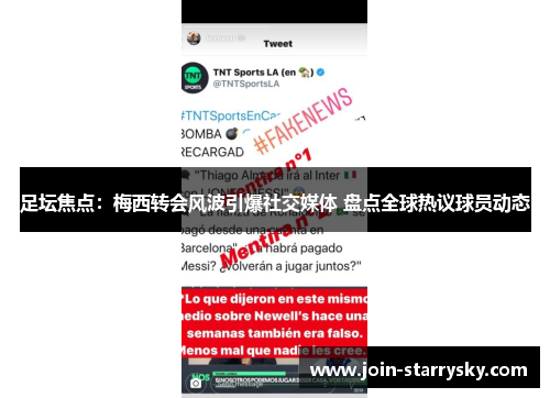 足坛焦点：梅西转会风波引爆社交媒体 盘点全球热议球员动态