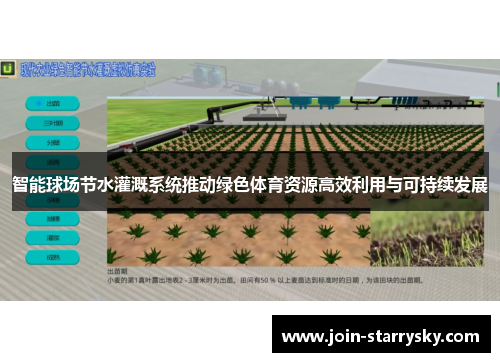 智能球场节水灌溉系统推动绿色体育资源高效利用与可持续发展
